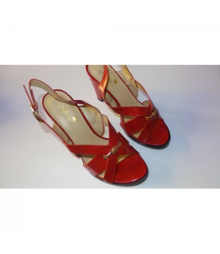 Adora AS042-1 Red Women Dress Sandals 