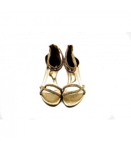 Adora AS019-2 Gold Girls Dress Sandals 34 EU