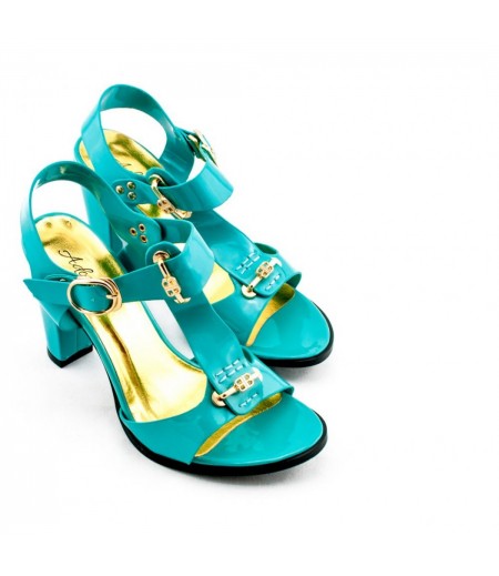 Adora AS041-1 Blue Women Dress Sandals 