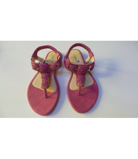 Adora AS025-2 Fuchsia Women Dress Sandals 
