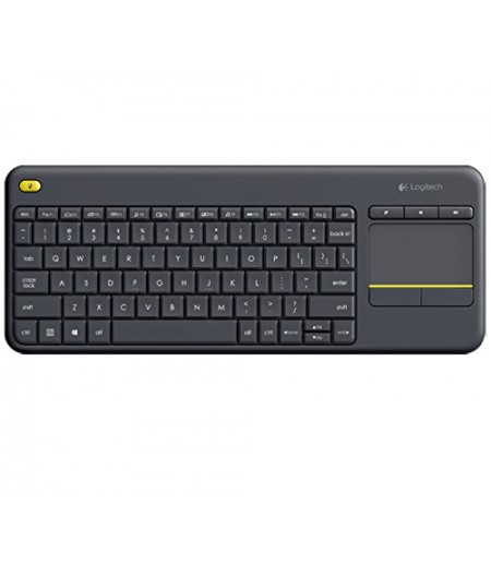 Logitech K400 Plus Wireless Touchpad Keyboard Black