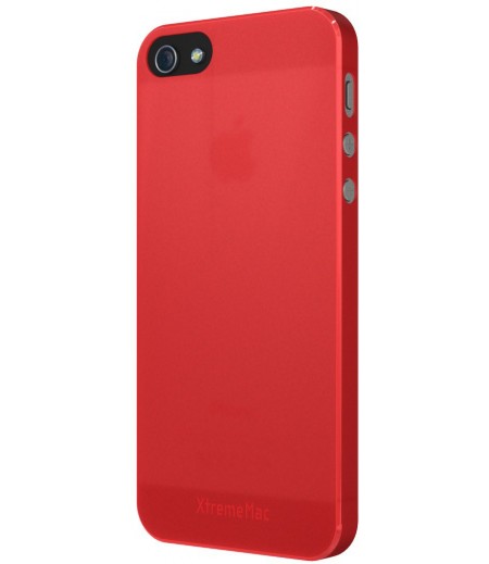 XTREMEMAC MICRO SHIELD THIN CASE FOR IPHONE 5/5S RED, IPP-MTN 73