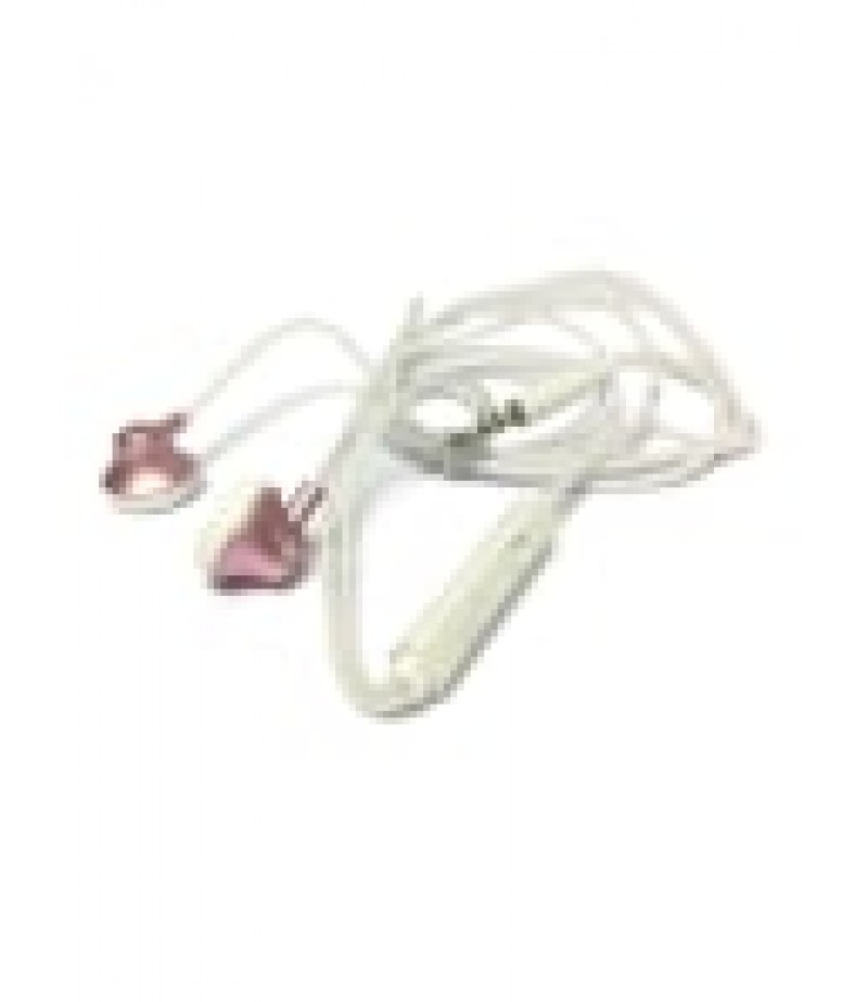 TUTONICA TUTO-C202 STEREO HEADSET WITH THE MICROPHONE - PINK / WHITE