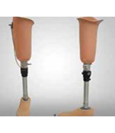 TF PROSTHESIS WITH MANUAL LOCK KNEE JOINT