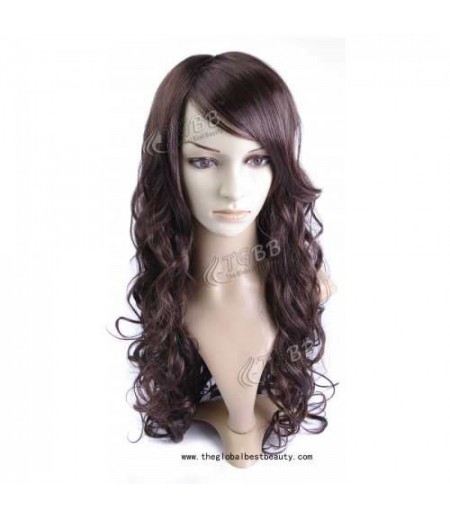 TGBB0032(Graceful Long Curly Lace Front Wigs)