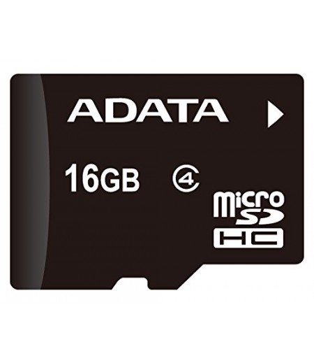 ADATA 16 GB CLASS 4 MICRO SDHC CARD WITH ADAPTER - AUSDH16GCL4-RA1