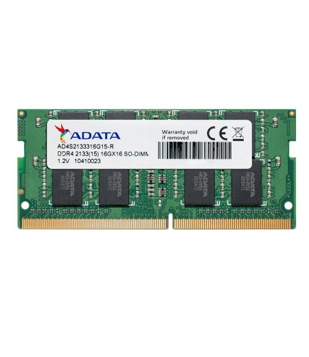16GB ADATA AD4S2133316G15-S PREMIER DDR4 2133MHZ (PC4-17000) CL15 SODIMM MEMORY