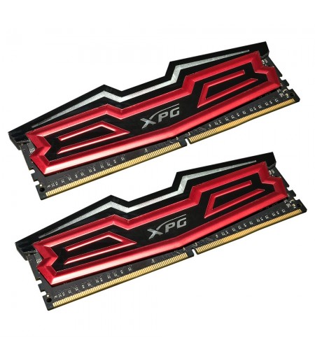32GB ADATA XPG DAZZLE (16 GB X 2) DDR4 2400 MHZ CL16 LED FOR PC MEMORY MODULE - RED