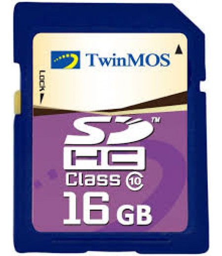 16GB SDHC MEMORY CARD@ CLASS 10 FOR HD CONTENTS- SECURE DIGITAL HIGH CAPACITY FLASH CARDS WITH LIFETIME WARRANTY- BY TWINMOS
