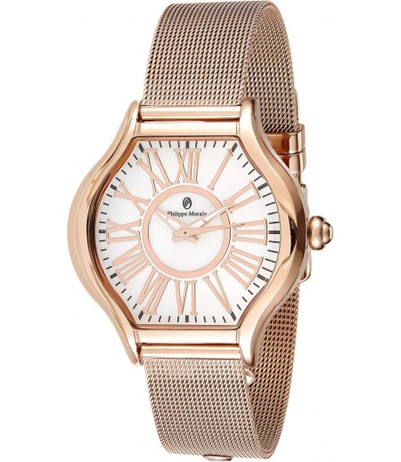 Philippe Moraly Rose Gold Analog Watch - M1612RW