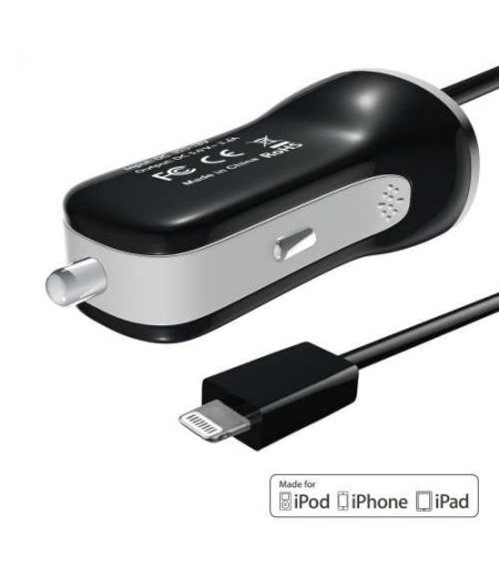 MYCANDY 3.4A HOME CHARGER + MFI CABLE BLACK