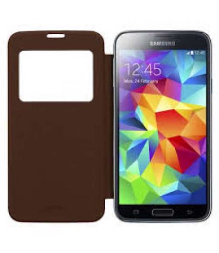 ANYMODE S5 S VIEW FLIP COVER LAMBSKIN BROWN