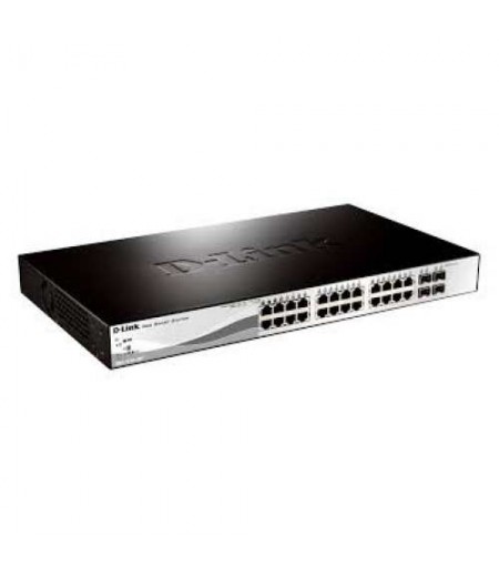 DLINK DGS-1210-28P 28-Port Gigabit WebSmart PoE Switch with 24 UTP and 4 SFP Ports