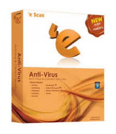 EScan Antivirus OEM Pouch for Bundling / Promotion 1 user