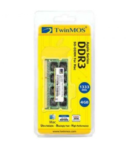 TWINMOS 4GB DDR3 1333 SO-DIMM 8 CHIPS