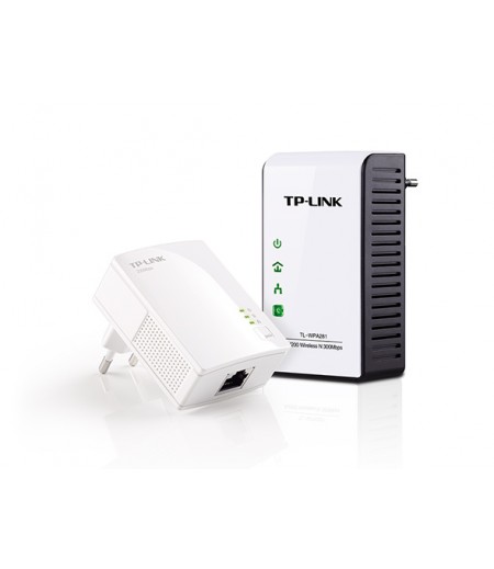 TPLINK 300Mbps AV200 Wireless N Powerline Extender Starter Kit TL-WPA281KIT