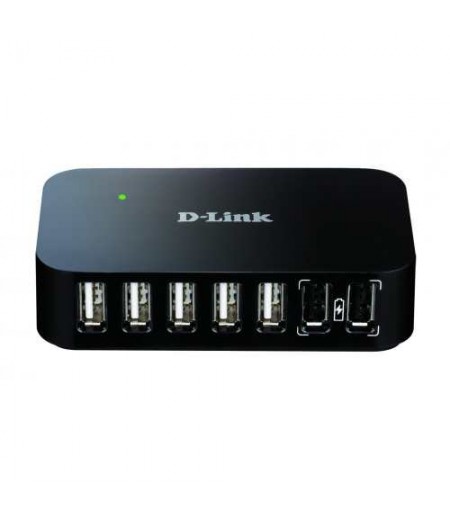 DLINK HI-SPEED POWERED USB HUB 7 PORT DUB H7