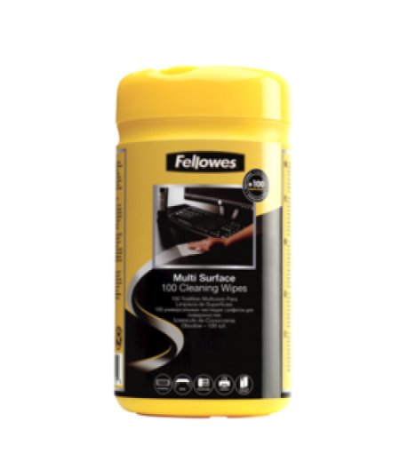 FELLOWES SURFACE CLEANING WIPES - 99715