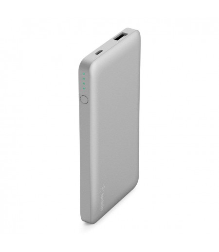 Belkin Power Pack 5K mAh 2.4A/ 2.0A + M-USB Cable- Silver