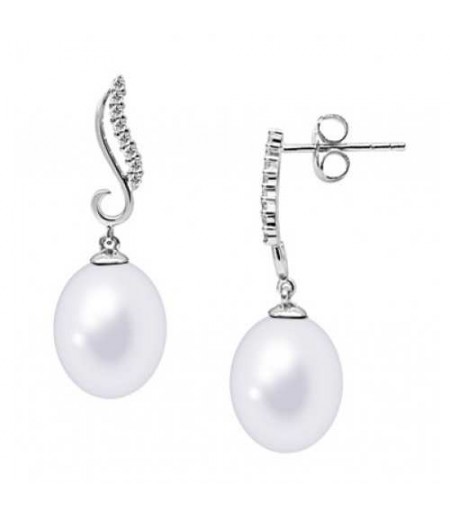 Joyalukkas Silver Pearl Earring QESL3