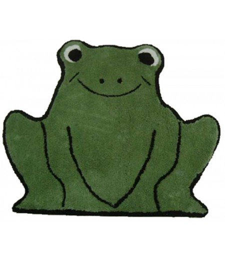 Moss Green Frog Bath Mat