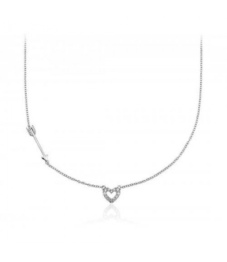 Palazo Jewellery Arrow & Heart Necklace