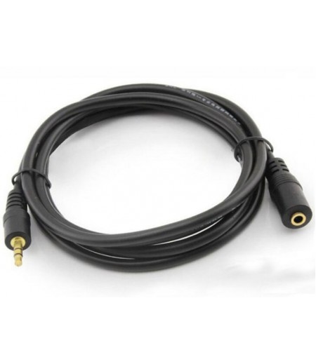STEREO TO STEREO 3.5MM MALE TO FEMALE CABLE 1.5MTR NETPOWER